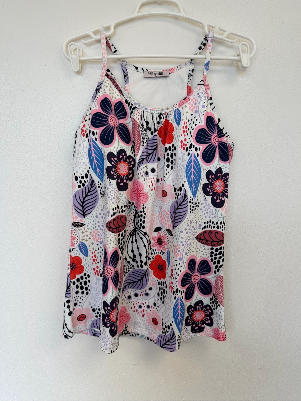 & Other Stories Pink, Purple & Red Floral Camisole